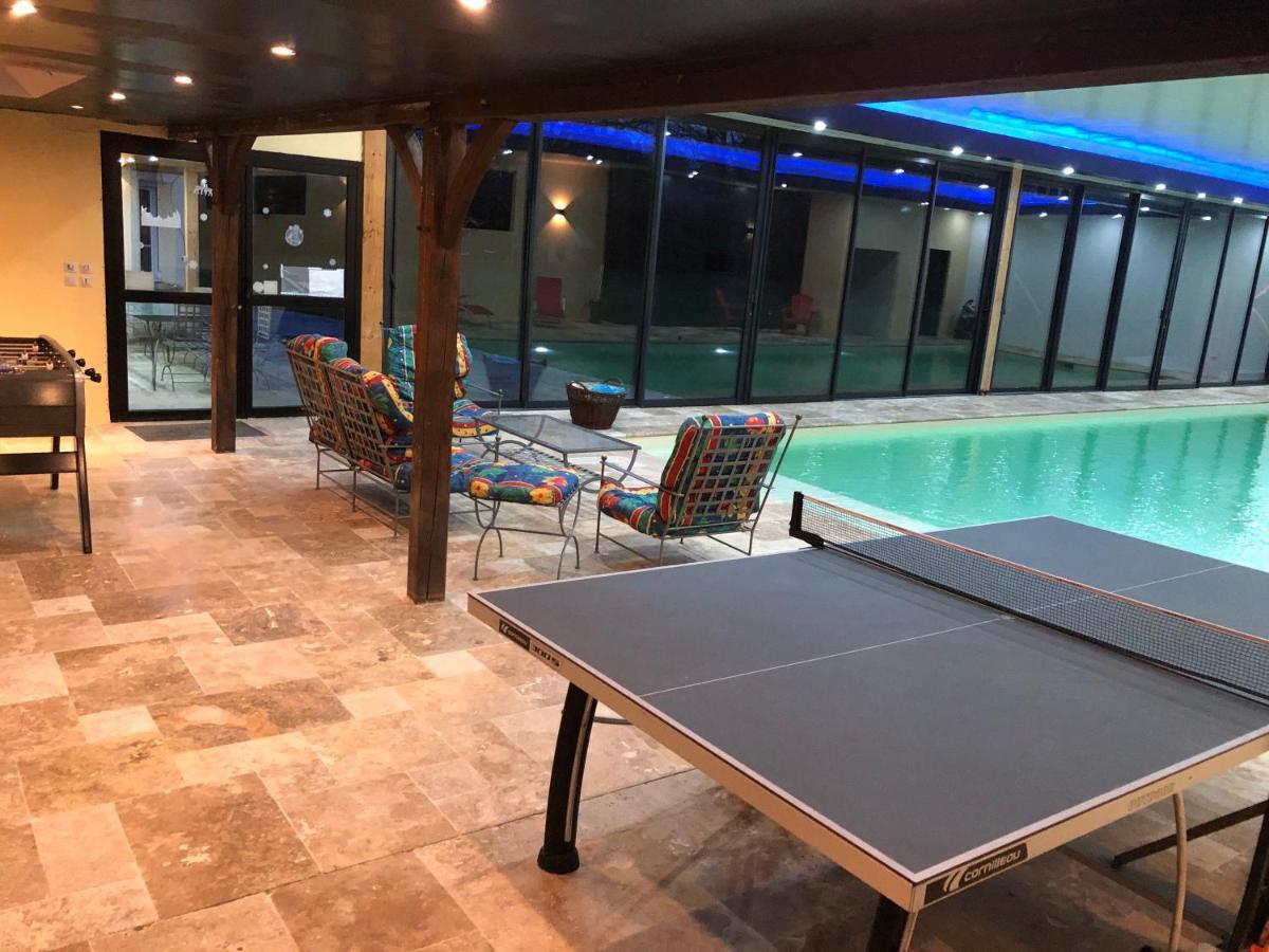 Cottage Piscine Interieure31Degres Zoo La Fleche24H Du Mans Clermont-Creans Екстериор снимка