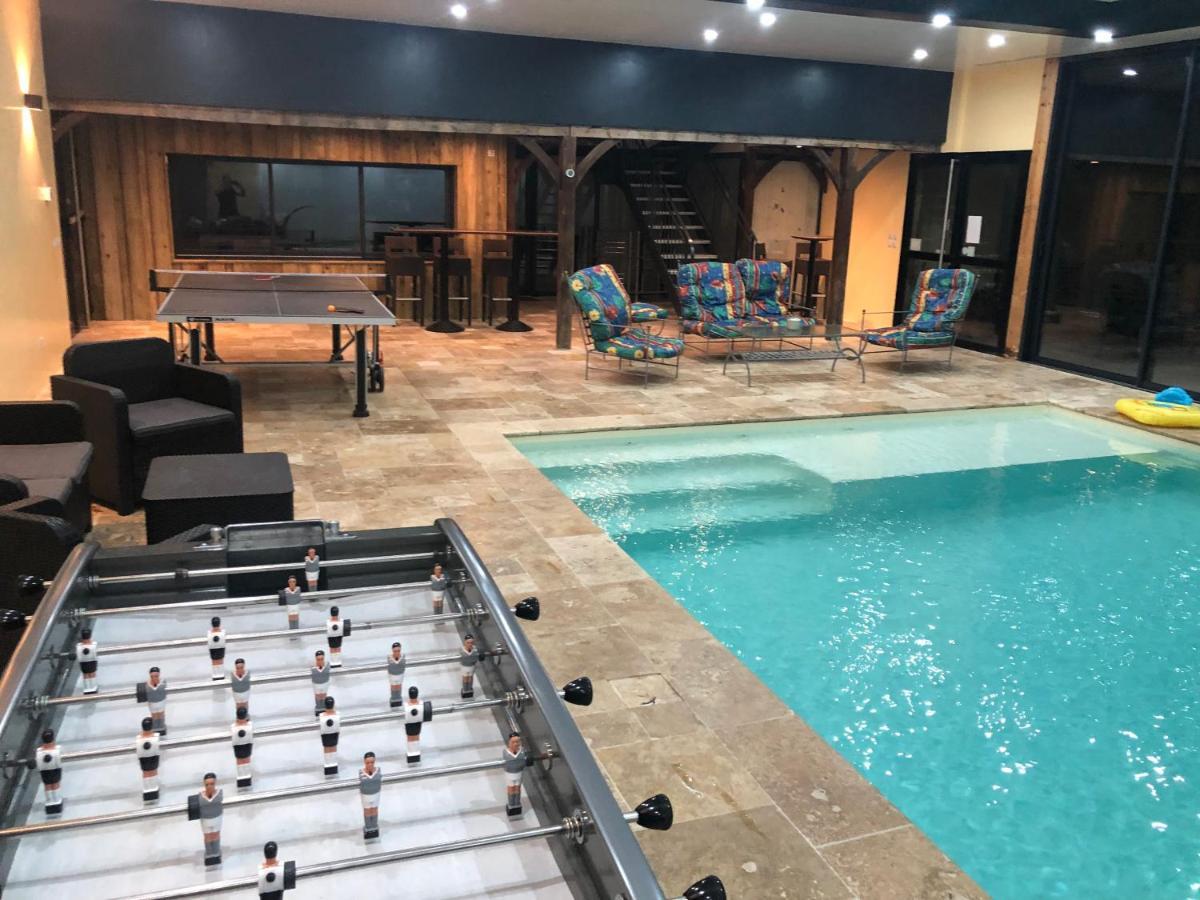 Cottage Piscine Interieure31Degres Zoo La Fleche24H Du Mans Clermont-Creans Екстериор снимка