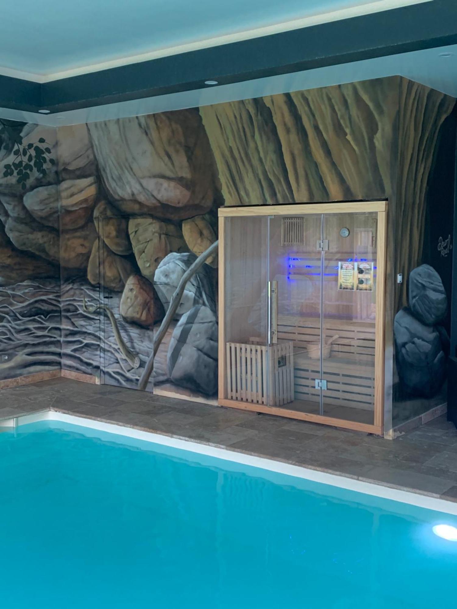 Cottage Piscine Interieure31Degres Zoo La Fleche24H Du Mans Clermont-Creans Екстериор снимка