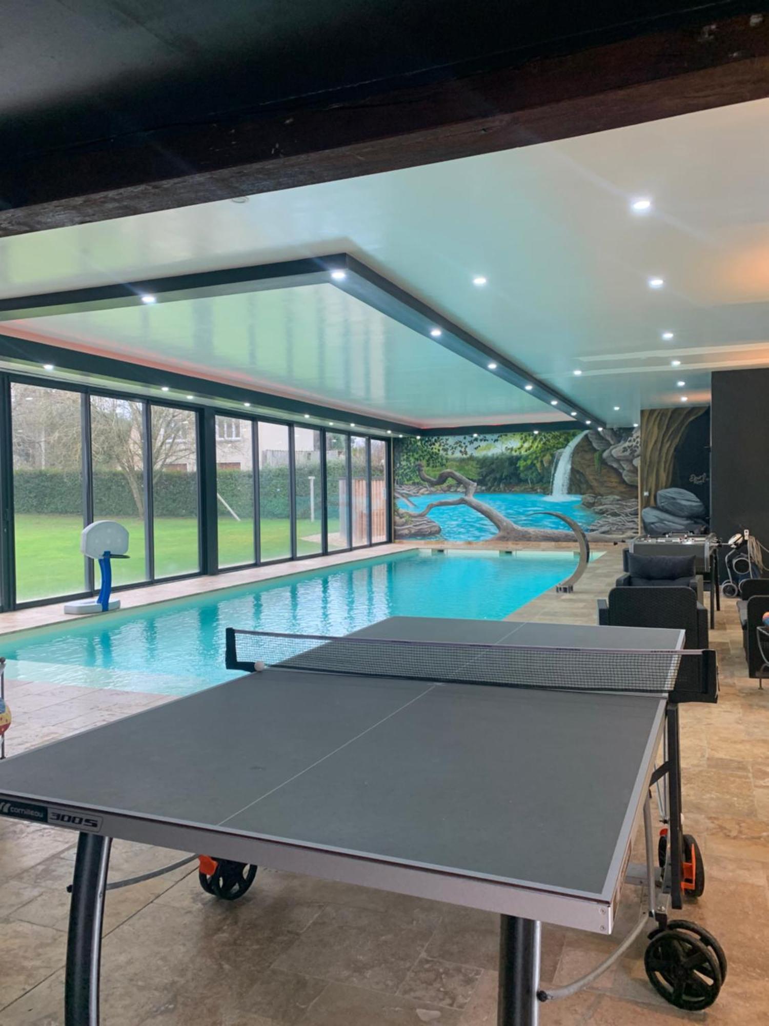 Cottage Piscine Interieure31Degres Zoo La Fleche24H Du Mans Clermont-Creans Екстериор снимка